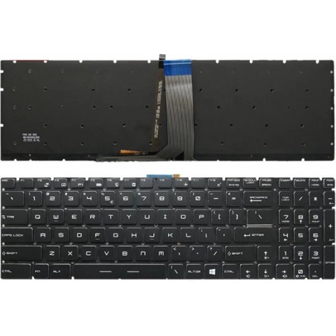 MSI MS-179B keyboard RGB backlit (US/NL Qwerty)