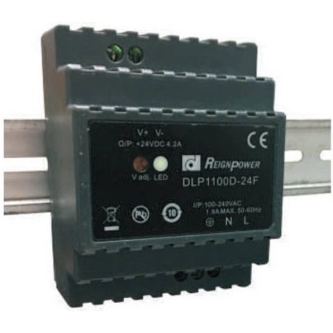 Dehner Elektronik DLP 1100D-24F DIN-rail netvoeding 4.2 A 100 W Aantal uitgangen: 1 x Inhoud: 1 stuk(s)