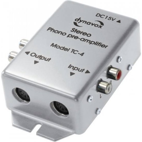 Dynavox TC4 Phono voorversterker Zilver