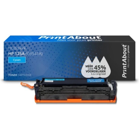 HP 125A (CB541A) toner cyaan Huismerk