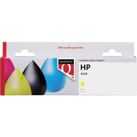 Inktcartridge Quantore alternatief tbv HP F6T79AE 913A geel