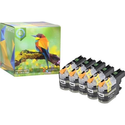 Ink Hero - 5 Pack - Inktcartridge / Alternatief voor de Brother LC227, DCP-J4120DW, MFC-J4420DW, MFC-J4620DW, MFC-J4625DW