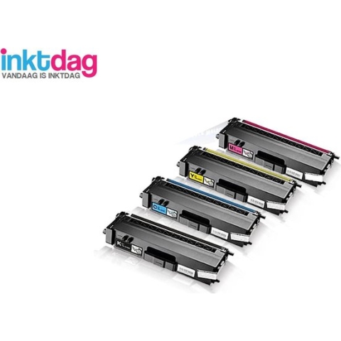 Inktdag huismerk toner cartridge voor Brother TN-326, TN-326BK, TN-326C, TN-326M ,TN-326Y, voor DCP-L8400CDN DCP-L8450CDW HL-L8250CDN HL-L8350 HL-L8350CDW MFC-L8650CDW MFC-L8850CDW  4 stuk Set