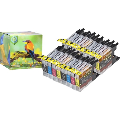 Ink Hero - 16 Pack - Inktcartridge / Alternatief voor de Brother LC1280, MFC-J5910DW, J6510DW, J6710D, J6710DW, J6910DW