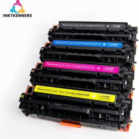 Multipack Laser Toner Cartridges Geschikt voor HP (205A) CF530A, CF531A, CF532A en CF533A | Geschikt voor HP Color Laserjet Pro M154, MFP M180, M180N, M181, M181FW