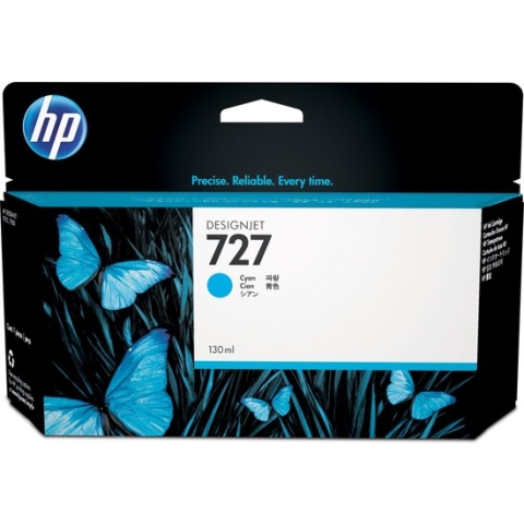 HP 727 - Inktcartridge / Cyaan / 130 ml (B3P19A)