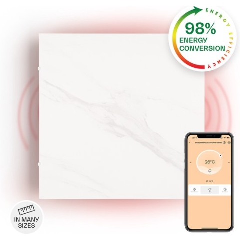 Wonderwall Santorini Smart infraroodverwarming 60 x 60 cm 500 W weektimer IP24
