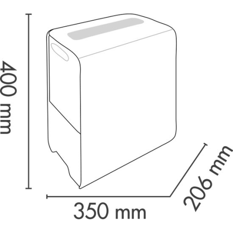 Argoclima Dry Pury 17 - Luchtontvochtiger - 70 m2 - 41 dB - Wit