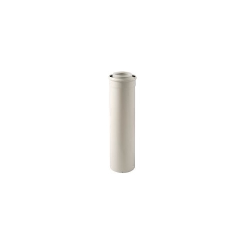 Ubbink UbiFit rookgasafvoer-, luchttoevoerbuis 100/150mm l=1000mm PP/metaal, concentrisch wit