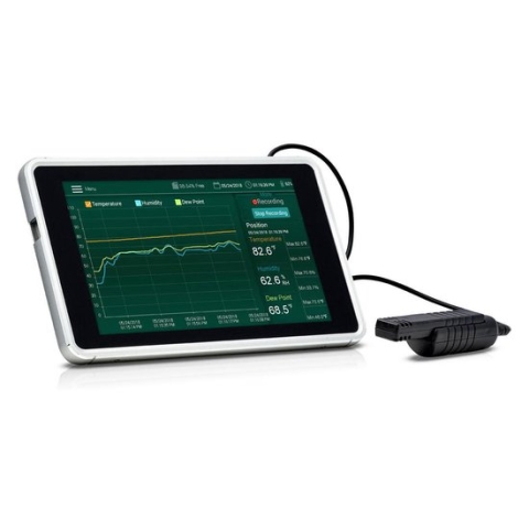 Extech RH550 - vochtigheid en temperatuur recorder - met touchscreen