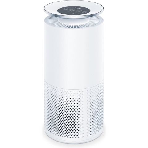 Beurer LR 400 Luchtreiniger – 3 x Filter: voorfilter + HEPA H13 filter + actief koolfilter - UV licht – Automatische stand - Nachtmodus – Turbo modus – Timer – 4 Standen - Tot 69 m² - 3 Jaar garantie - Wit