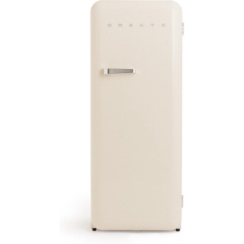 CREATE RETRO FRIDGE 281L SILVER - Kastmodel Koelkast - Beige