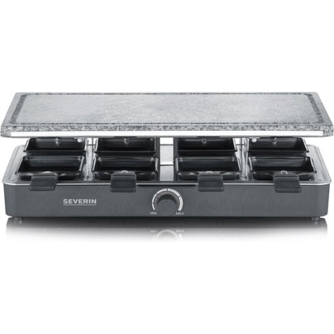 Severin RG 2372 - Raclettegrill - Natuurlijke grillsteen - Zwart