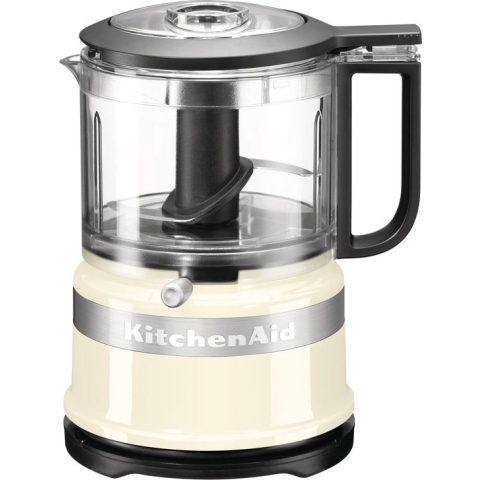 KitchenAid Mini Hakmolen - Keukenmachine handig en veelzijdig met pulseerstand en twee snelheden - 830ml - Almond cream, beige