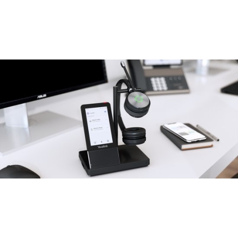 Bluetooth Headset with Microphone Yealink WH66 DUAL TEAMS Black