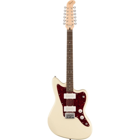 Squier Paranormal Jazzmaster XII Olympic White - Elektrische gitaar