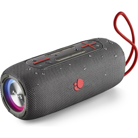 NGS Roller Nitro 3 - Draagbaare Bluetooth Speaker 30W - BT/USB/TF/AUX IN - TWS - Zwart