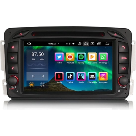 Mercedes C CLK A Klasse navigatie | Android 10