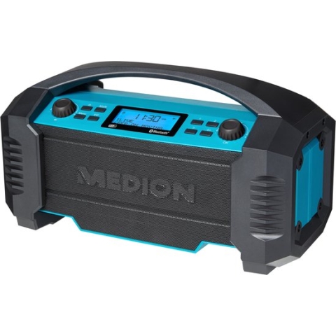 Medion Bouwradio DAB+ Medion E66050 - FM -Bluetooth - Stof/spatwater bescherming (IP54) - Robuuste behuizing - 15 W RMS
