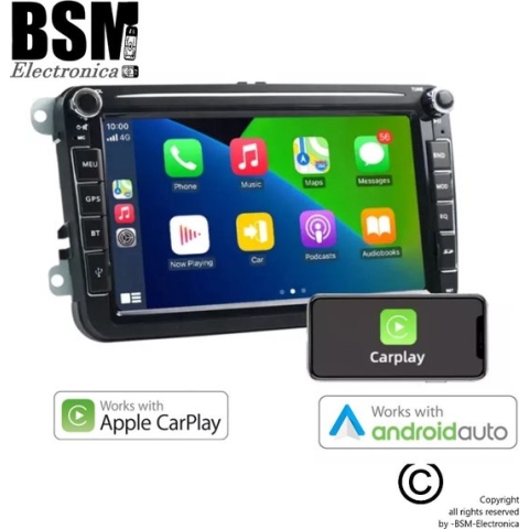Volkswagen Auto radio Android 13 -8 inch- 2+32GB (Apple Carplay-Android Auto) Navigatiesysteem