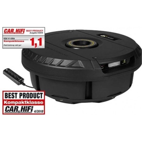 ESX V-1100A reservewiel-subwoofer 11" met versterker