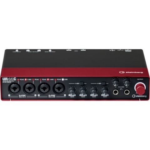 Steinberg UR44C Red USB 3 Audio Interface - USB audio interface