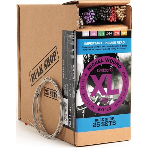 D'Addario EXL120-B25 Super Light 25 Sets