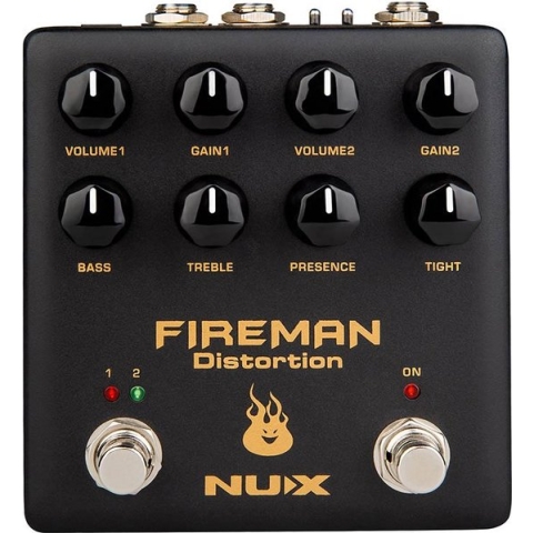 Distortion effectpedaal NUX NDS-5 Fireman
