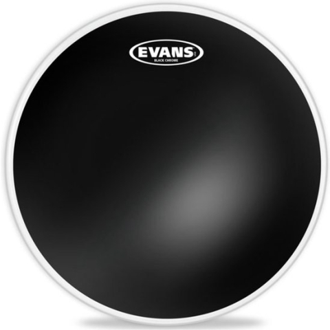 Evans zwart Chrome TT10CHR, 10", Tom Batter - Tom vel