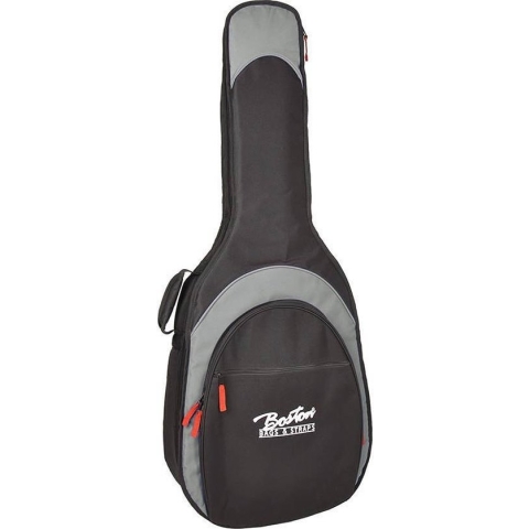 Klassieke gitaartas Boston K-25-BG gevoerd 25mm Zwart en Grijs