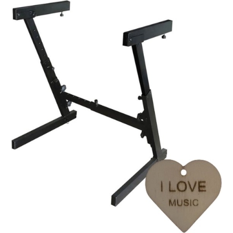 Professionele Verstelbare Keyboard Standaard - Z Model - Met Specter Sleutelhanger