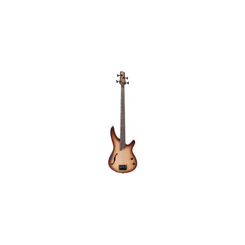 Ibanez SRH500F Bass Workshop Natural Browned Burst Flat
