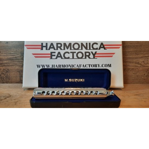 Suzuki Chromatic SCX-48-C - 12-gaats - chromatische mondharmonica - origineel - populair model