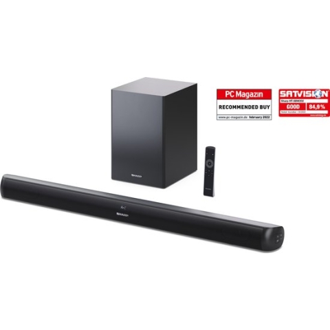 Sharp HT-SBW202 2.1 Soundbar met draadloze subwoofer - Bluetooth - 200W