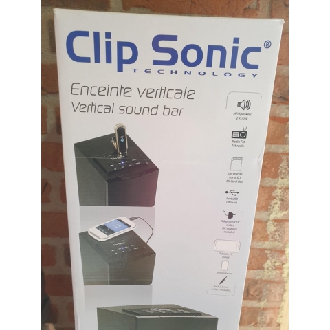 Clip sonic vertical soundbar