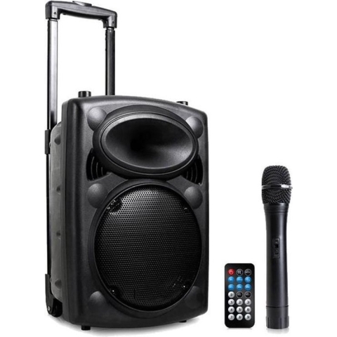 Qtx QR10PABT Mobiele Bluetooth Luidspreker USB/SD/VHF 500W