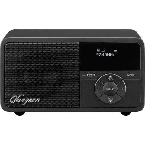 Sangean DDR-7X Radio DAB+, VHF (FM) AUX, Bluetooth Toetsvergrendeling, Oplaadbaar Zwart