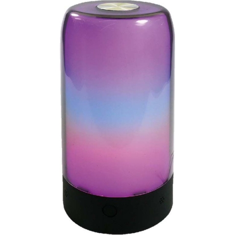 VT-7208 8W LED SFEERLAMP RGB ZWARTE BEHUIZING