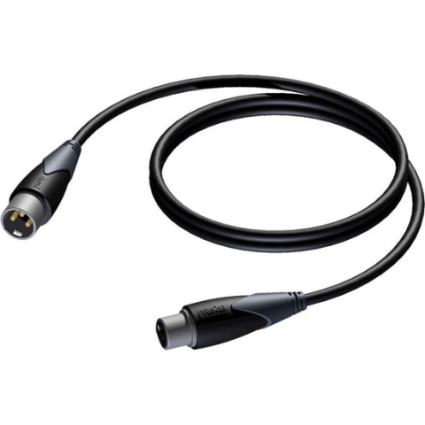 Procab CLD953 3-pins XLR (m) - 3-pins XLR (v) DMX kabel - 20 meter