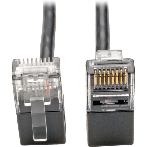 Tripp Lite N201-SR1-BK netwerkkabel 0,3 m Cat6 U/UTP (UTP) Zwart
