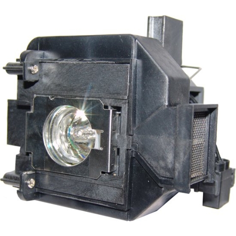 Beamerlamp geschikt voor de EPSON H589A beamer, lamp code LP69 / V13H010L69. Bevat originele P-VIP lamp, prestaties gelijk aan origineel.