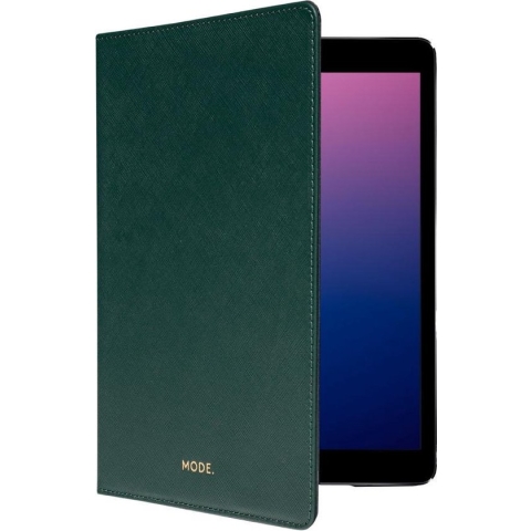 iPad Air 10.5 2019 (3e gen) Bookcase hoesje - dbramante1928 - Effen Donkergroen - Leer