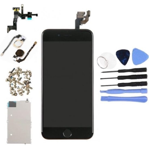 Voor Apple iPhone 6 4.7" - A+ Voorgemonteerd LCD scherm Zwart & Tools