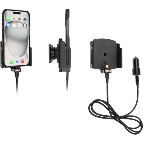 Brodit h/l verstelb(70-83/6-10mm) iPh.15/15 Pro USB sig.plug