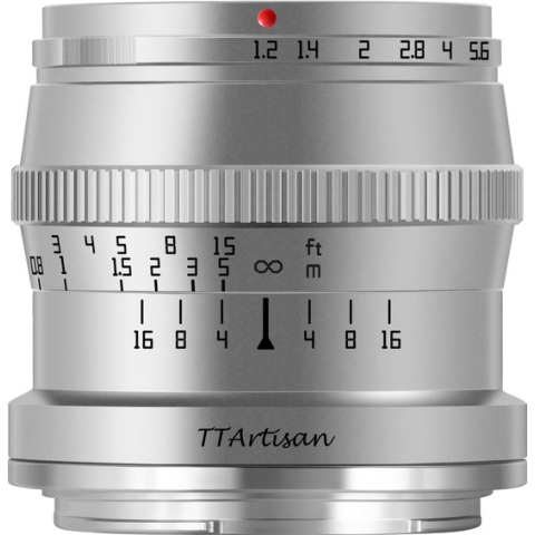 TT Artisan - Cameralens - 50mm F/1.2 APS-C for Fuji X, zilver
