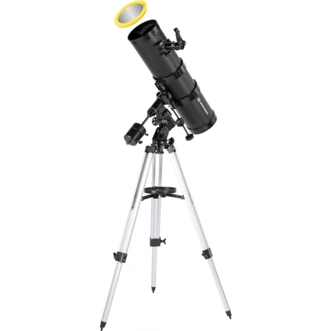Bresser Telescoop - Pollux-II - 150/1400 EQ3 - Spiegeltelescoop - Sterrenkijker incl. Zonnefilter en Smartphonehouder