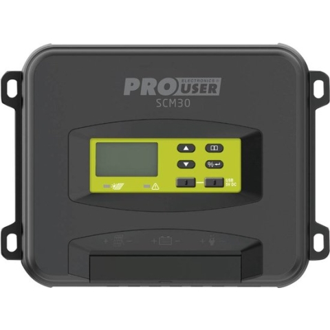 ProUser SCM30 Solar laadregelaar MPPT 12 V, 24 V 30 A