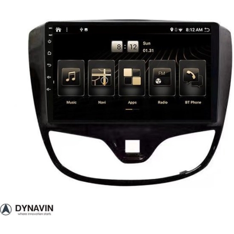 Dynavin Opel Karl navigatie carkit android 13 draadloos apple carplay android auto usb 64GB