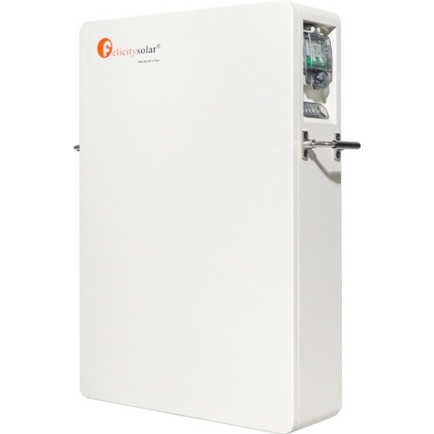 Felicity Thuisaccu 51.2V 5.12kwh, 1-12 in parallel, >6000 cycle, 80%DOD, IP65