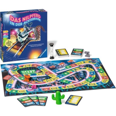 Ravensburger Das Nilpferd in der Achterbahn - Bordspel Duitstalig